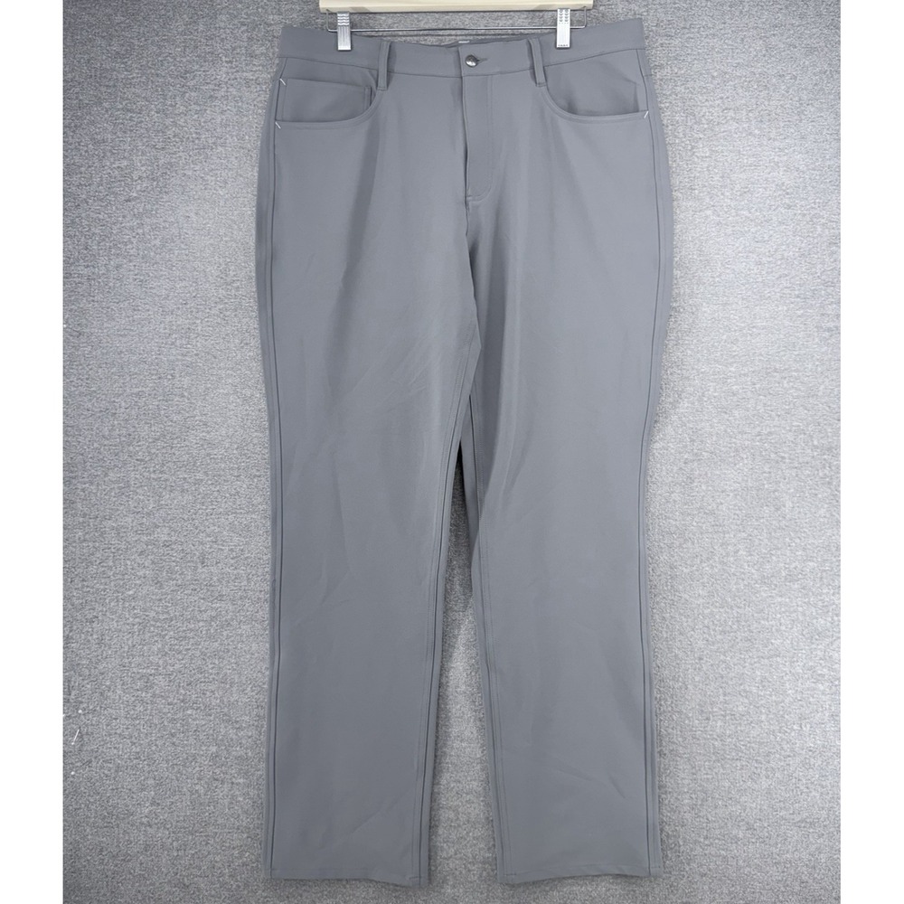 FootJoy Athletic Fit Performance Golf Pants Men Size 36x32 Gray Stretch